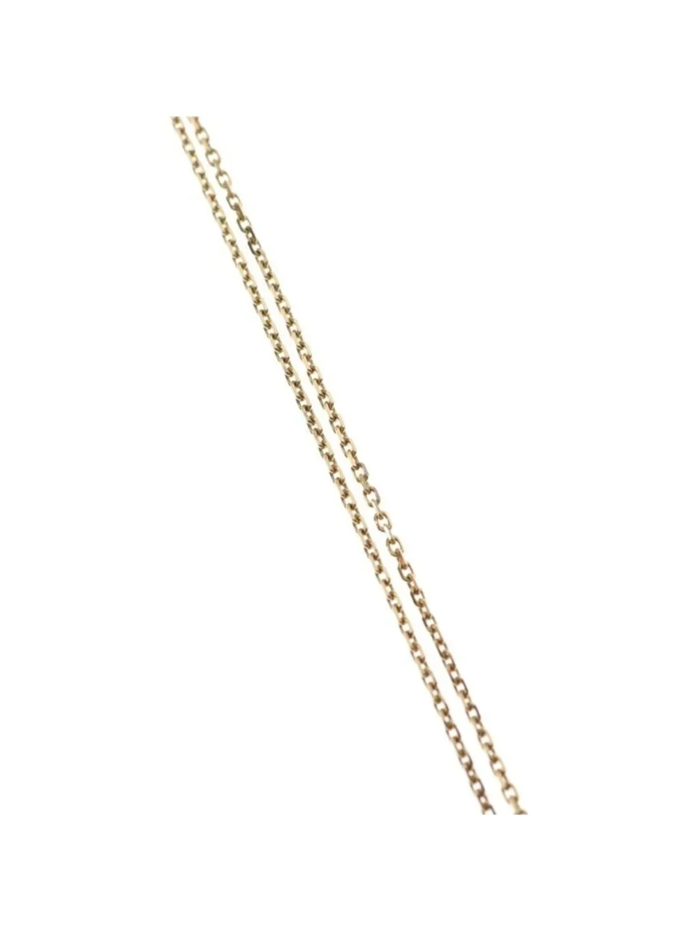Van Cleef & Arpels Vintage Alhambra Pin Creasing Bull 18k Pink Gold Necklace